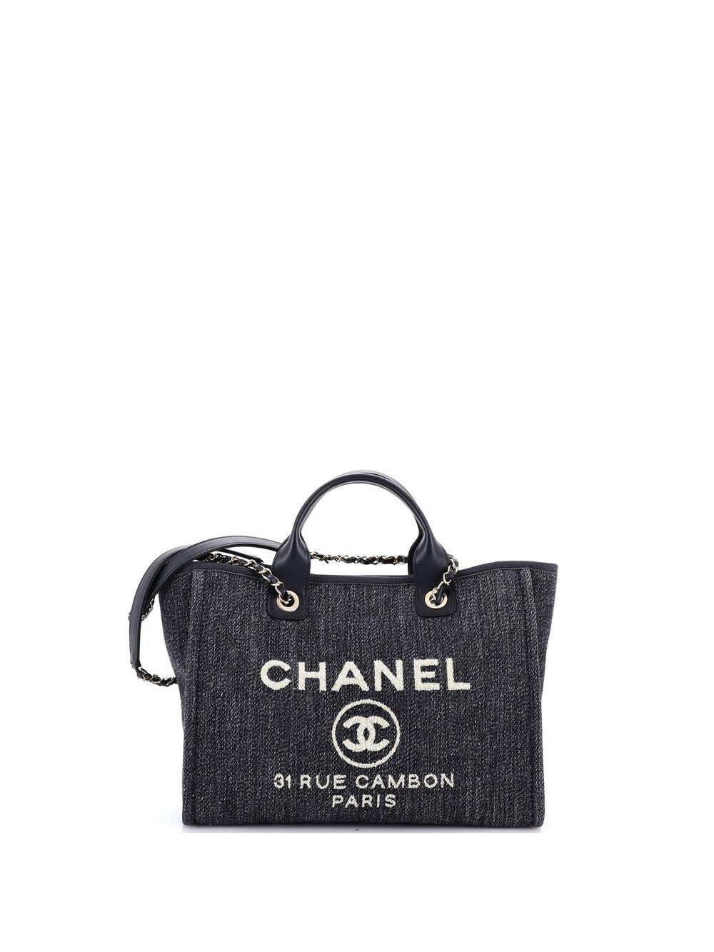 Chanel Deauville Nm Tote Denim Small #254440C47B